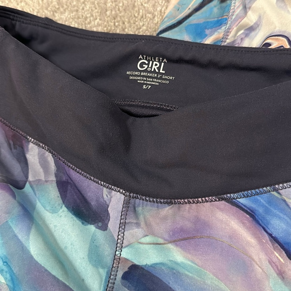 Lot of 3 Athleta Girl Record Breaker 3” Shorts size small / 7 - Picture 4 of 4
